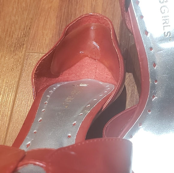 PRICE DROP! 💥  BCBGirl red peep toe shoes - Picture 7 of 8